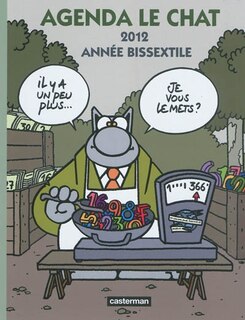 Couverture_Agenda Le Chat : 2012 ann&eacute;e bissextile