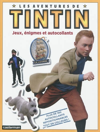 Front cover_Les aventures de Tintin : jeux, énigmes et autocollants