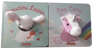 Couverture_Coffret Pop Corn la licorne + Doudou lapin