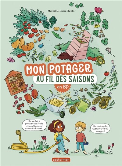 Couverture_Mon potager au fil des saisons en BD