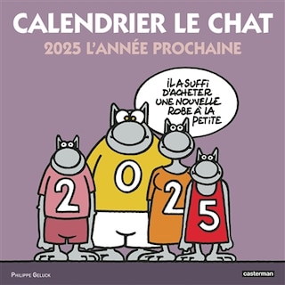 Front cover_Calendrier Le Chat 2025