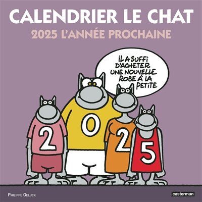 Front cover_Calendrier Le Chat 2025