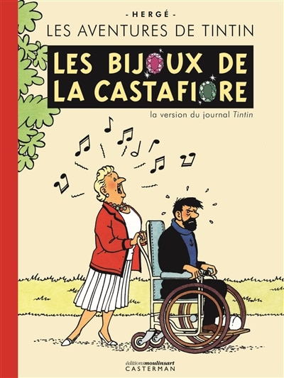 Couverture_Les bijoux de la Castafiore : la version du journal Tintin
