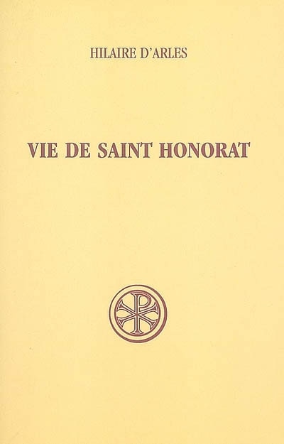 Couverture_Vie de Saint Honorat