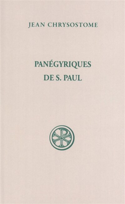 Front cover_Panégyriques de saint Paul