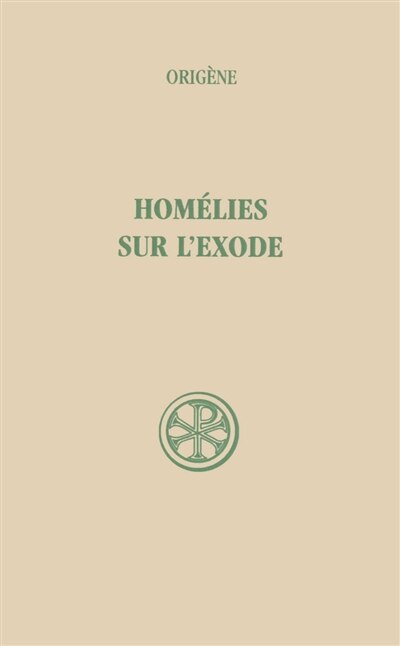 Front cover_Homélies sur l'Exode