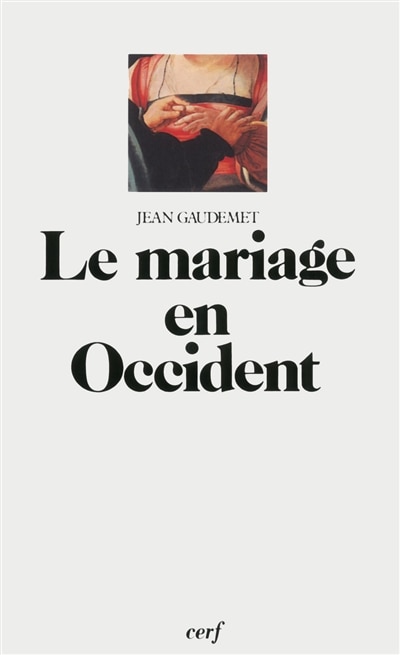 Front cover_Le Mariage en Occident