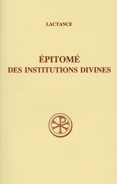 Couverture_Epitom&eacute; des Institutions divines