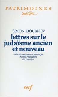 Couverture_Lettres sur le judaïsme ancien et nouveau