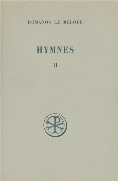 Couverture_Hymnes, Vol. 2. Hymnes IX-X