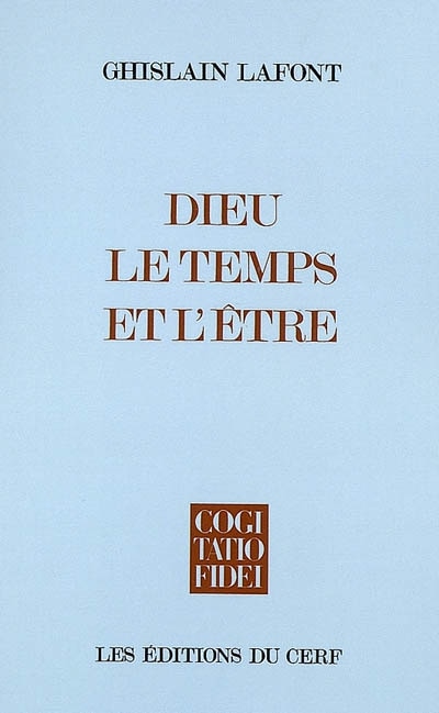 Front cover_Dieu, le temps et l'être