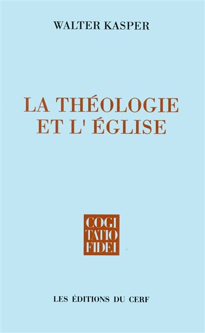 Couverture_La Théologie et l'Eglise