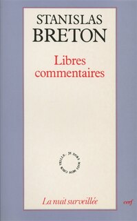 Front cover_Libres commentaires