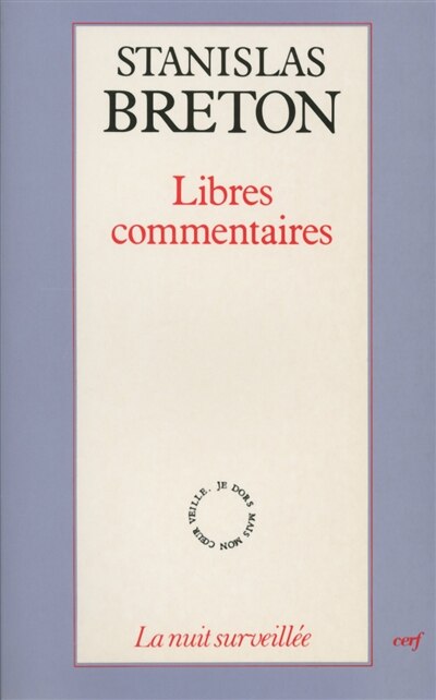 Front cover_Libres commentaires