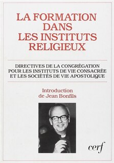 Front cover_La Formation dans les instituts religieux