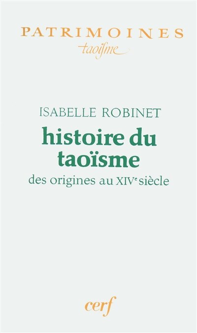 Front cover_Histoire du taoïsme : des origines au XIVe siècle