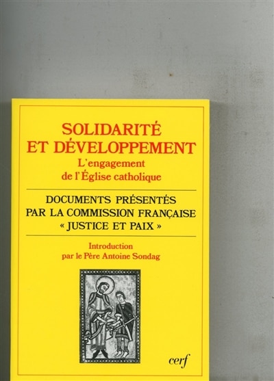 Front cover_Solidarité et développement