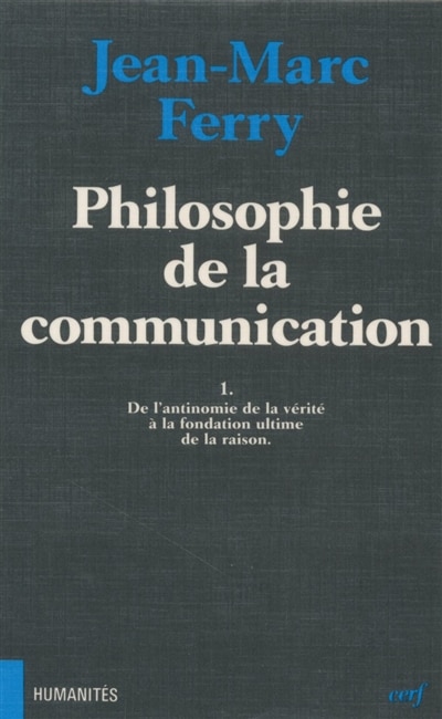Couverture_Philosophie de la communication