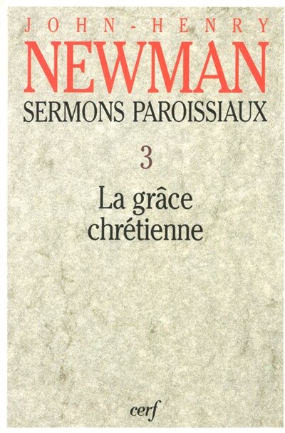 Front cover_La grâce chrétienne