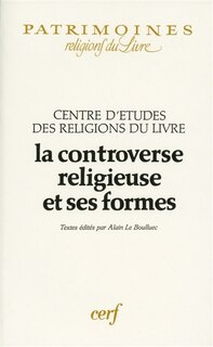 Front cover_La controverse religieuse et ses formes