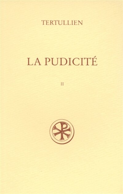 Front cover_La pudicité : De pudicitia, Vol. 2