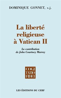 Front cover_La liberté religieuse à Vatican II