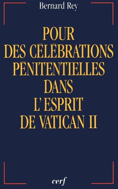 Front cover_Pour des célébrations pénitentielles dans l'esprit de Vatican II