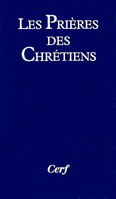 Couverture_Les prières des chrétiens