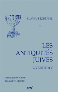 Front cover_Les Antiquités juives, Vol. 2. Livres IV et V