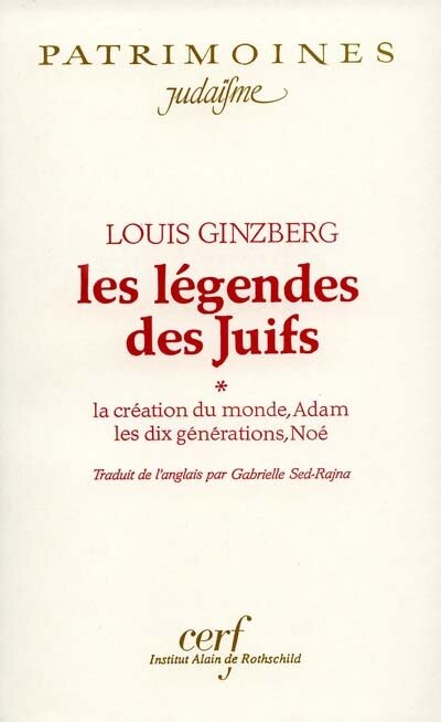 Couverture_La création du monde, Adam, les dix générations, Noé