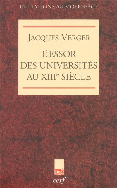 Couverture_L' essor des universités au XIIIe siècle