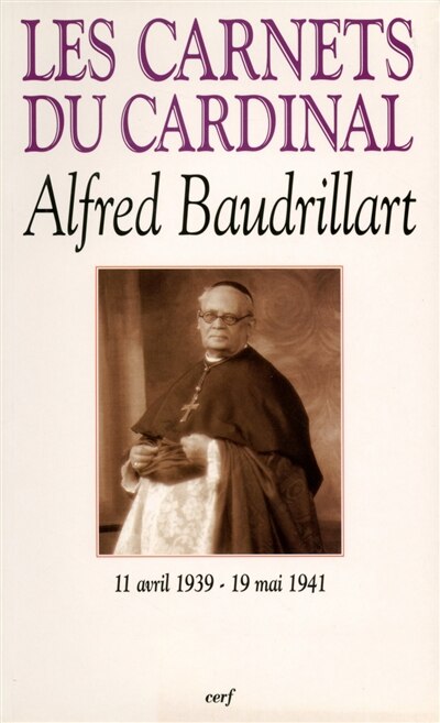 Front cover_Les carnets du cardinal Baudrillart