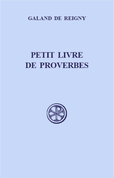 Front cover_Petit livre de proverbes