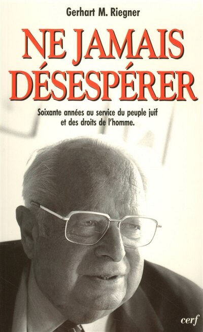 Front cover_Ne jamais désespérer