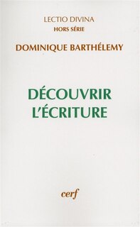 Front cover_Découvrir l'Ecriture