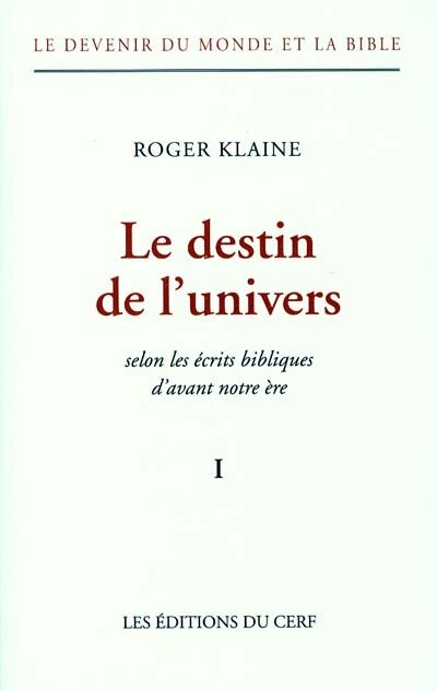 Couverture_Le destin de l'univers