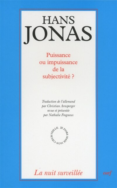 Couverture_Puissance ou impuissance de la subjectivité ?