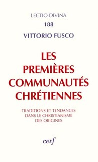 Front cover_Les premières communautés chrétiennes