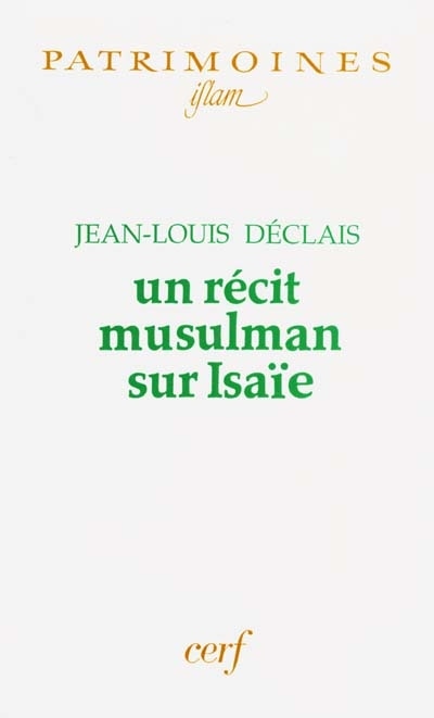 Front cover_Un récit musulman sur Isaïe