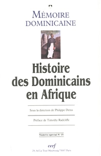 Front cover_Histoire des dominicains en Afrique