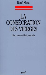Front cover_La consécration des vierges