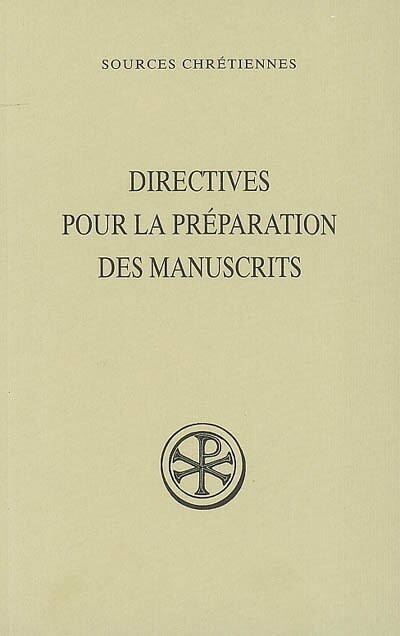 Front cover_Directives pour la pr&eacute;paration des manuscrits
