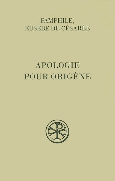 Front cover_Apologie pour Origène, Vol. 2