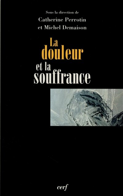Front cover_La douleur et la souffrance