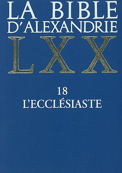 Couverture_L' Ecclésiaste