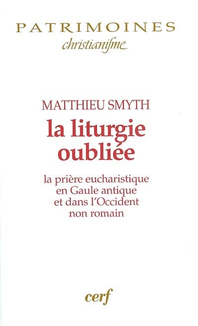 Front cover_La liturgie oubliée
