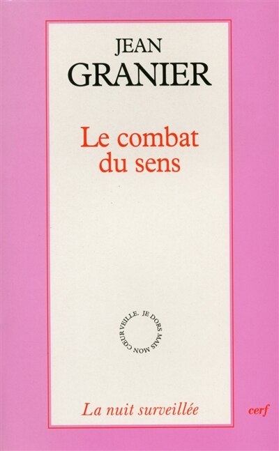 Front cover_Le combat du sens