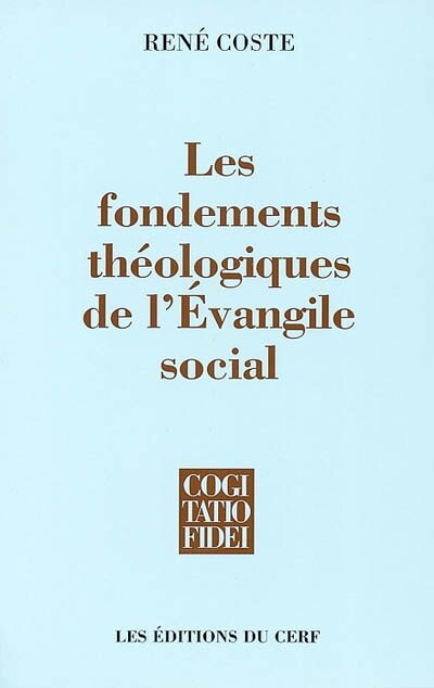 Front cover_Les fondements théologiques de l'évangile social