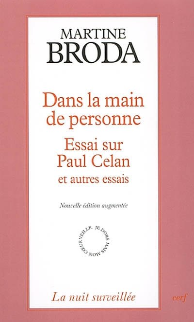 Front cover_Dans la main de personne