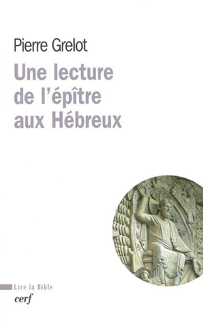 Front cover_Une lecture de l'épître aux Hébreux
